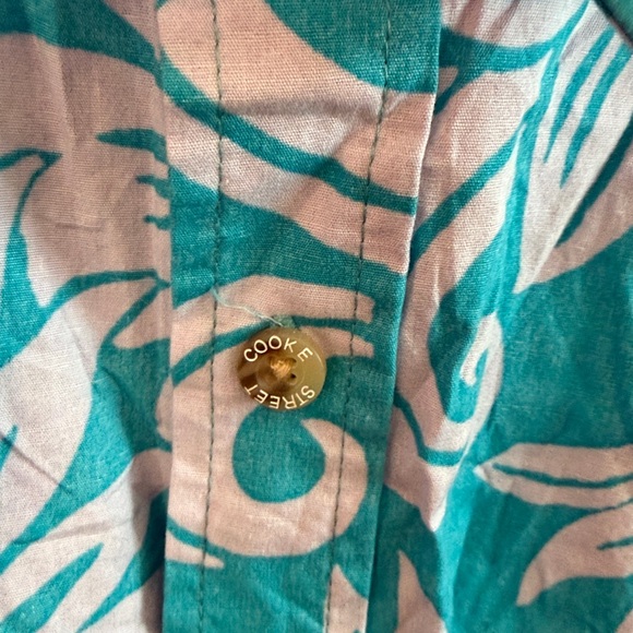 Men's Vibrant Hawaii Floral Short Sleeve Button Up Shirt,, Sz Lg - Picture 6 of 7